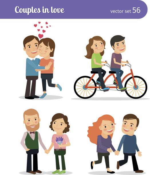 浪漫的情侣们图片下载