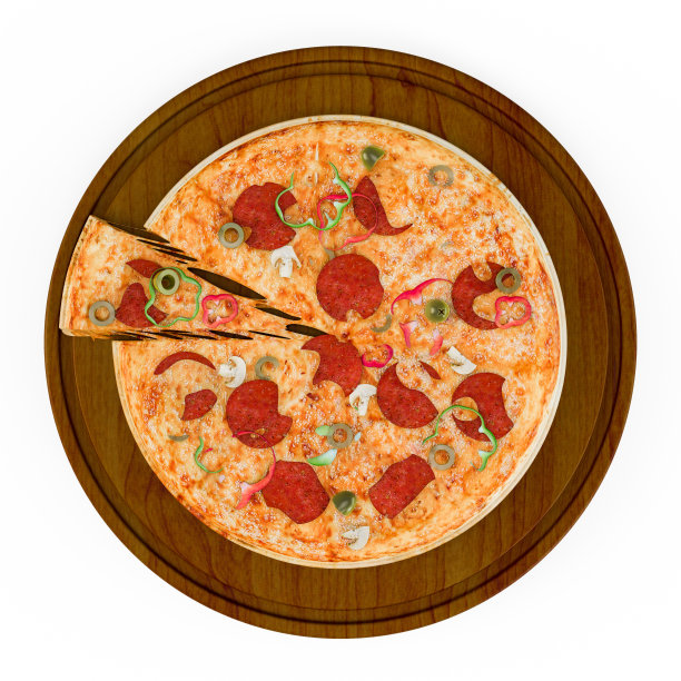 美味的意大利披萨图片下载