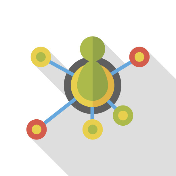 人们连接平面图标图片下载