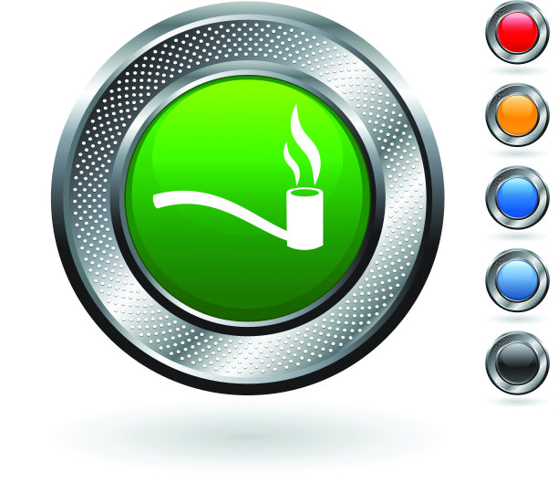 抽着烟斗的小妖精，免费的矢量艺术图片下载