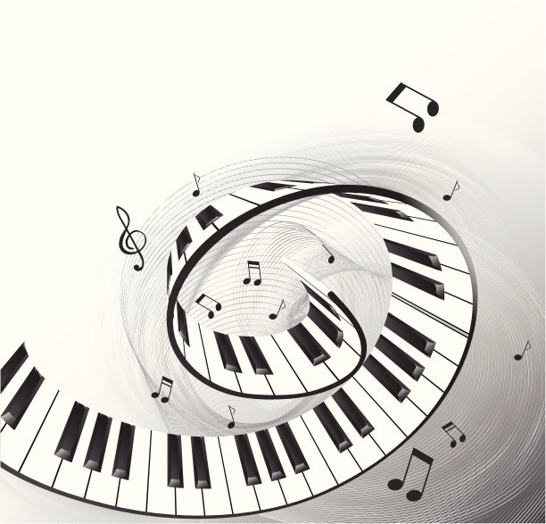 摘要钢琴键盘图片下载