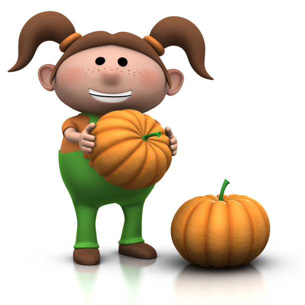 南瓜的女孩图片下载