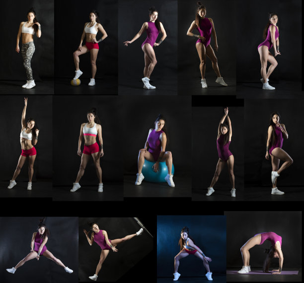 美丽的运动女孩图片下载