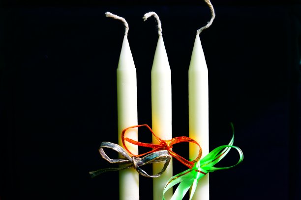 圣诞蜡烛-股票形象图片下载