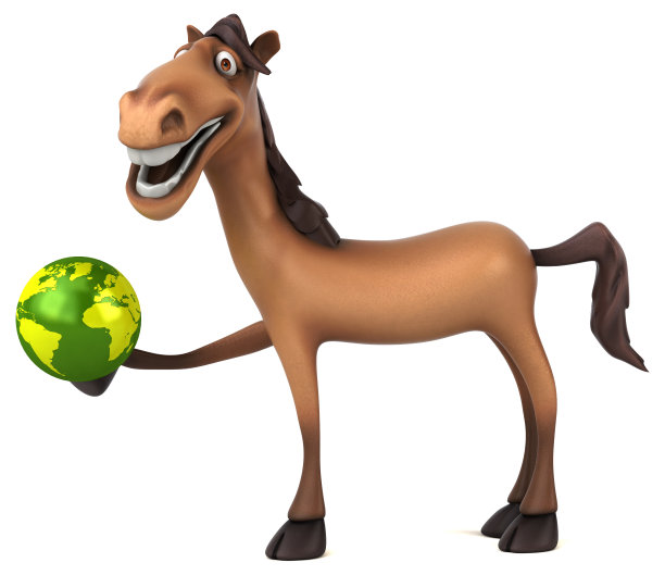 有趣的马图片下载