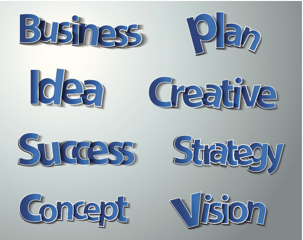 创意商务词集图片下载