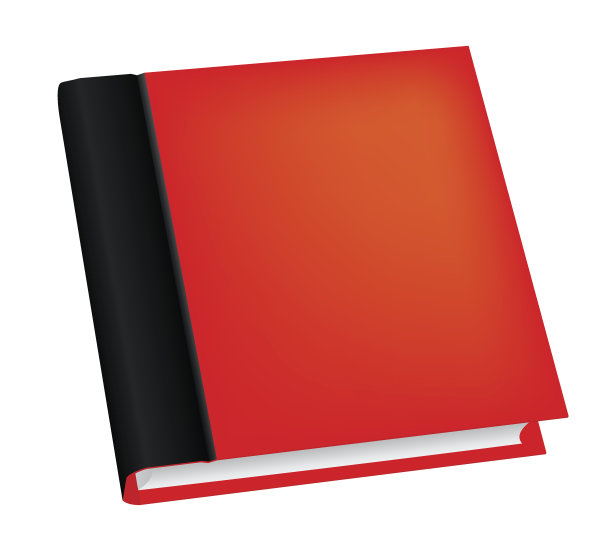 矢量插图的现实红皮书孤立在白色的背景图片下载