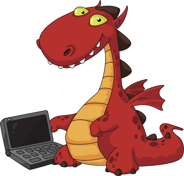 龙和笔记本图片下载