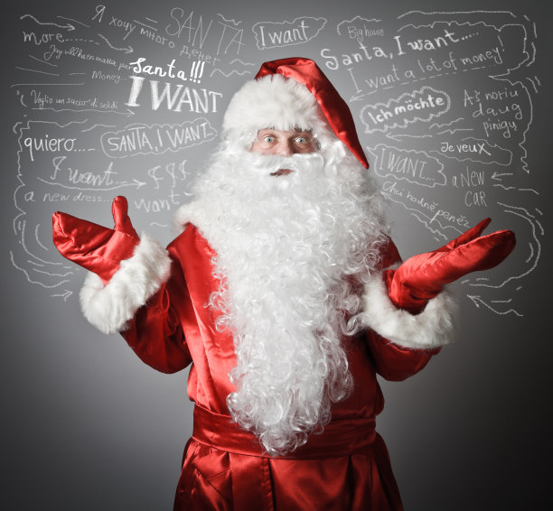 混淆了圣诞老人和许多愿望图片下载