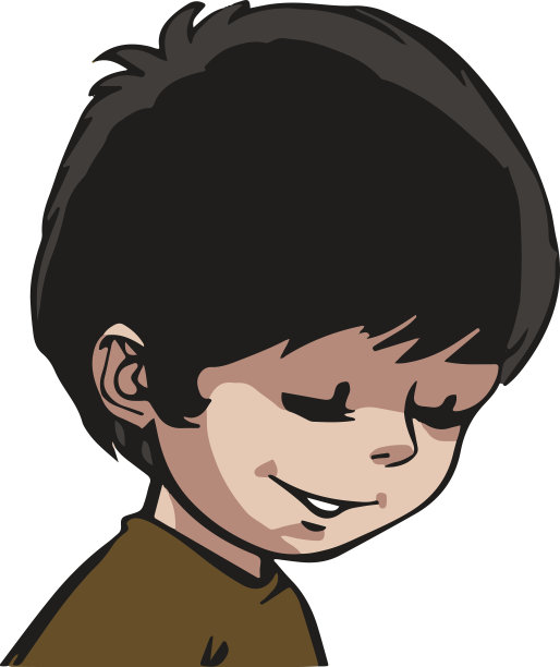 说话的男孩图片下载