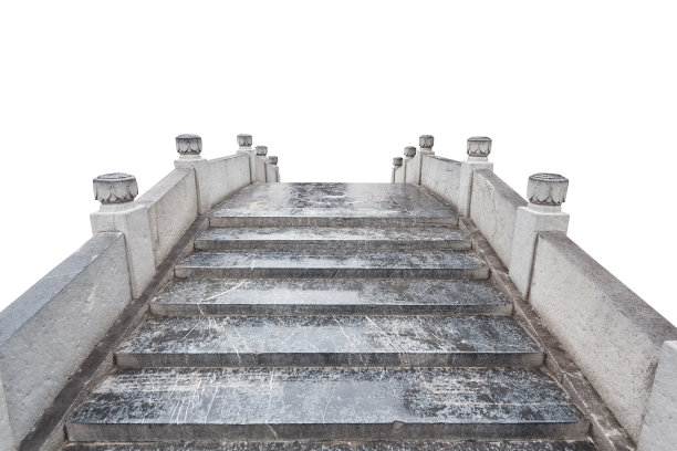 孤立的古砖石桥图片下载