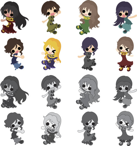 时尚的女孩图片下载