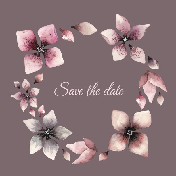 花的框架图片下载