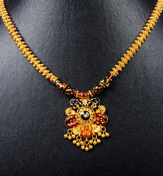 印度金项链图片下载