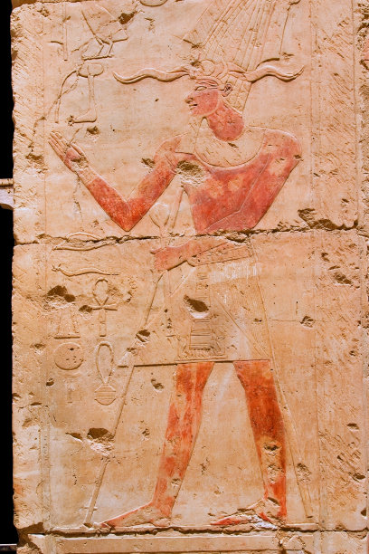 古埃及墙壁绘画图片下载