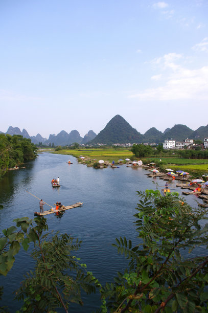 桂林阳朔遇龙河图片下载