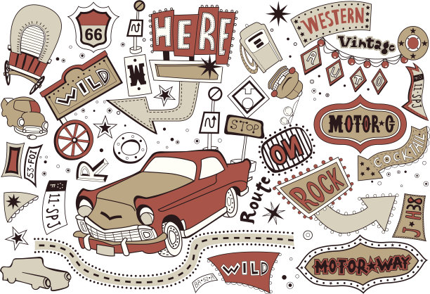 复古招牌图片下载