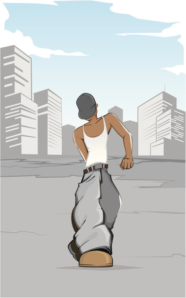 走在街上的家伙图片下载