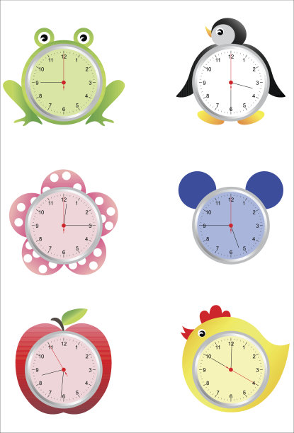 可爱闹钟设计图片下载