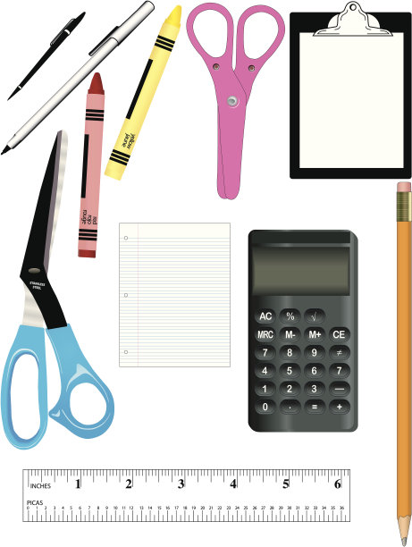 学校用品图片下载