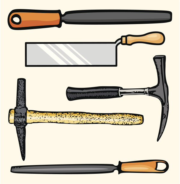 工具插图:杂项(矢量)图片下载