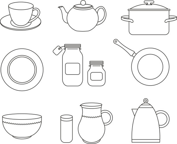 厨房里的图标图片下载