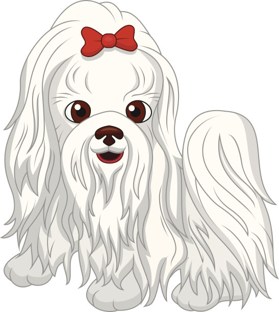 可爱的卡通狗图片下载