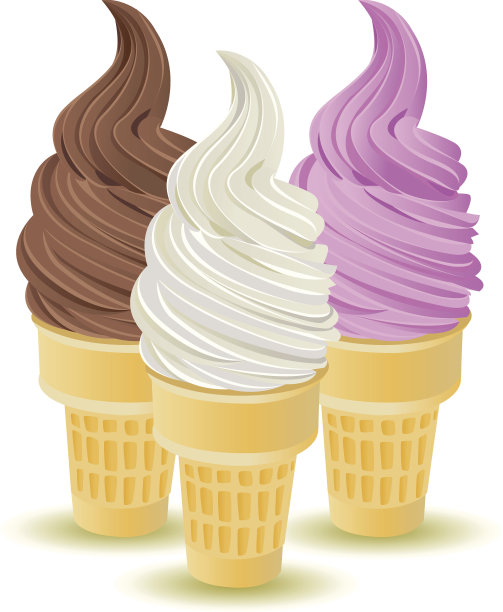 甜筒软冰淇淋图片下载