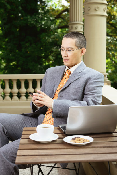 商人户外工作图片下载