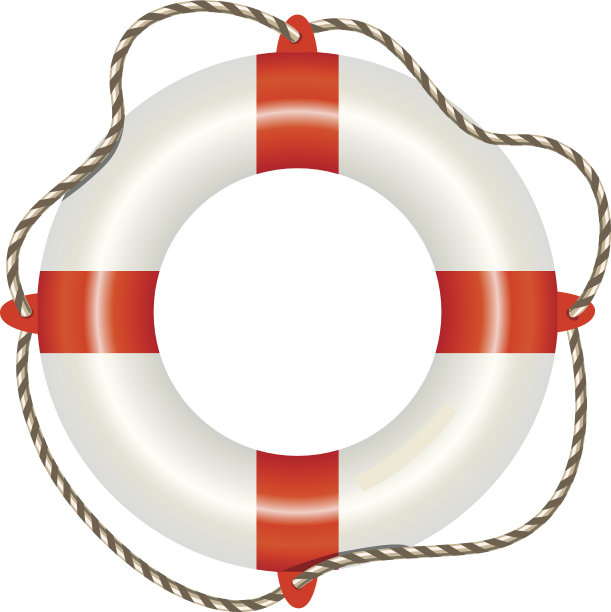 救生圈孤立在白色背景上图片下载