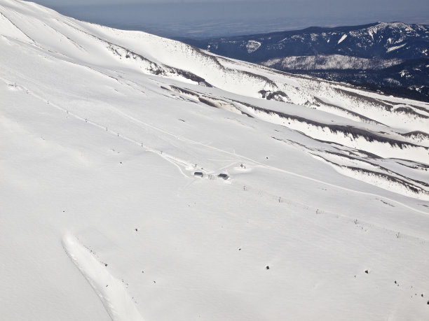 椅子升降机帕尔默魔术英里森林线滑雪度假村胡德山图片下载