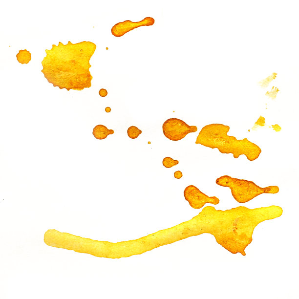 墨水黄色水彩颜料飞溅飞溅垃圾背景bl图片下载