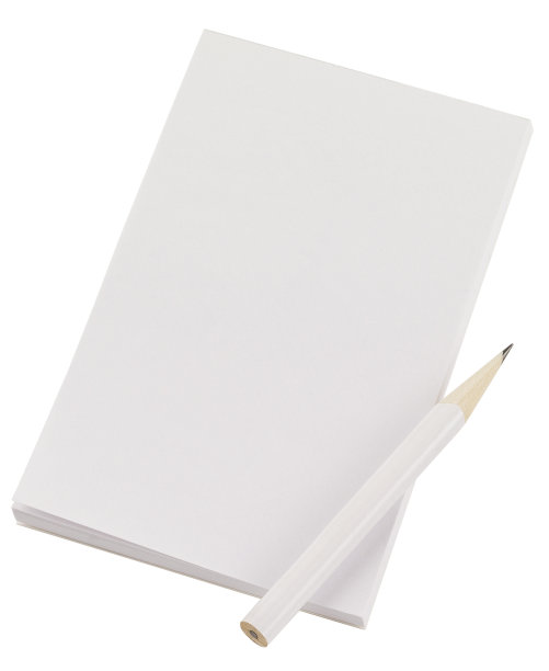 白色的bg纸和铅笔图片下载