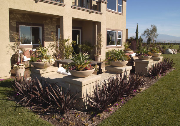 住宅外观、住宅设计、景观图片下载