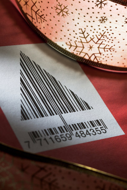 圣诞购物条形码图片下载