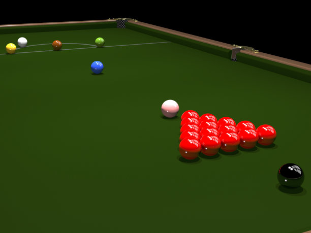 台球用的彩球图片下载