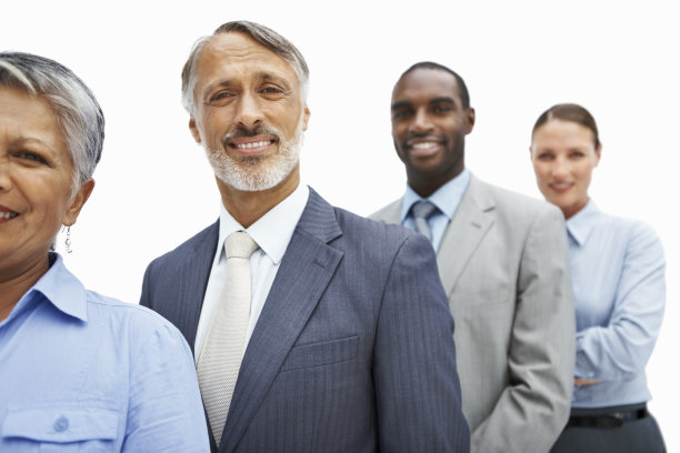 微笑的成熟商人图片下载