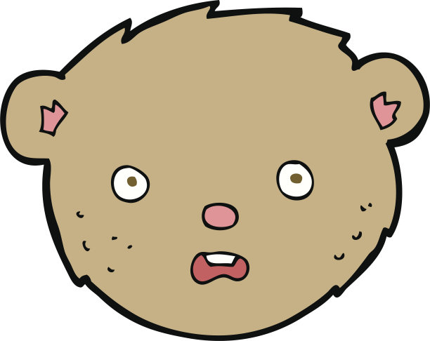 卡通泰迪熊脸图片下载