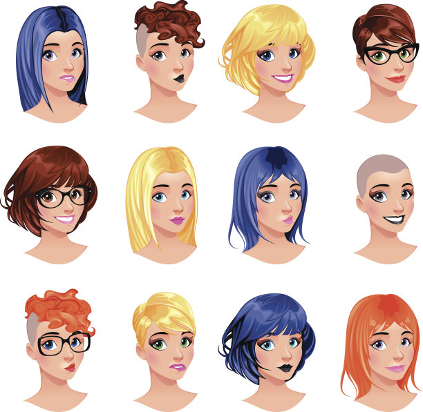 时尚女性的化身图片下载