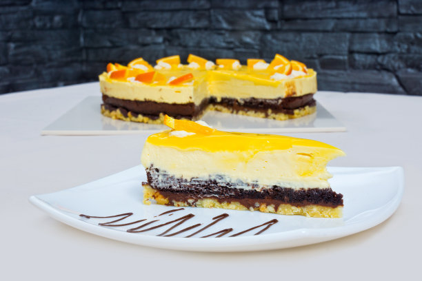 自制的橙蛋糕图片下载