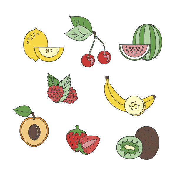 水果套装——给人健康的食物图片下载