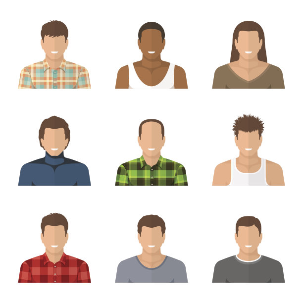 一组帅哥的化身。图片下载