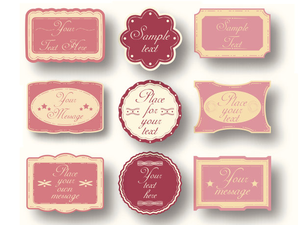 复古怀旧的标签图片下载