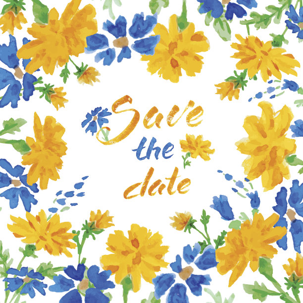 水彩花图片下载