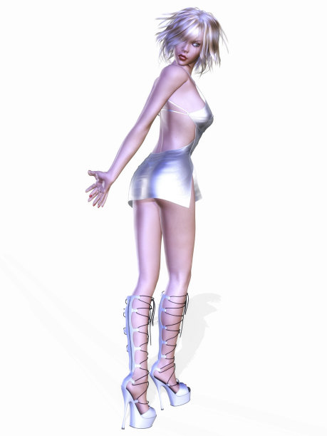 数字构成女性图片下载