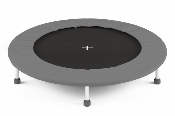 蹦床孤立图片下载