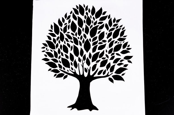 切割穿孔纸卡设计图片下载