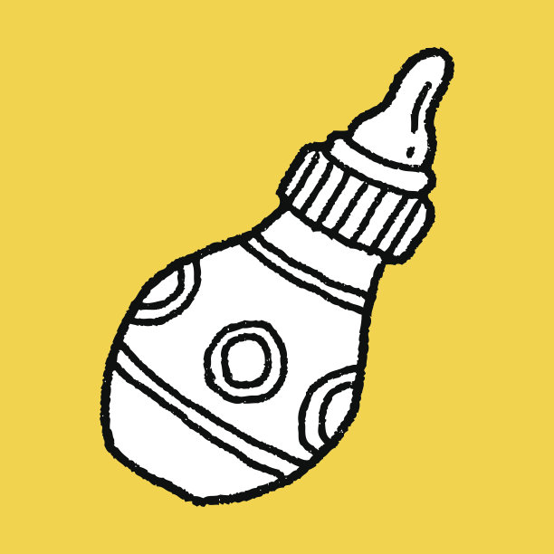 涂鸦奶瓶图片下载