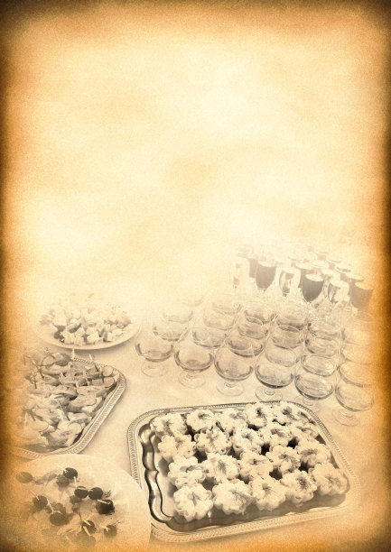 老式菜单的复古背景图片下载