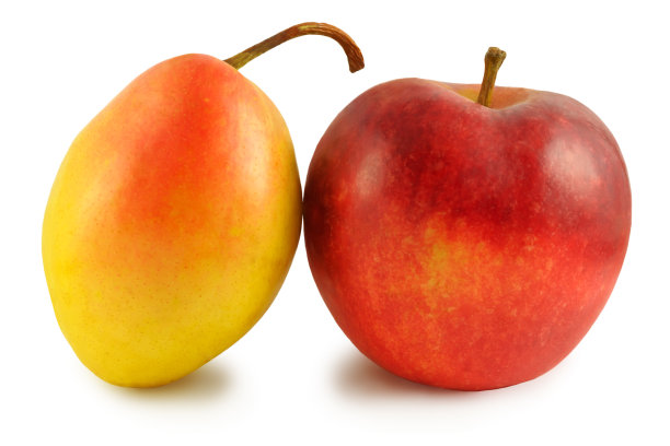 黄梨和红苹果图片下载